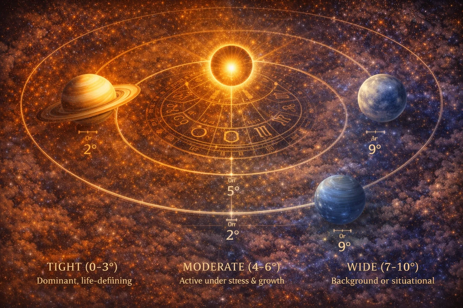 Compass Orb Orb Theory In Astrology: Understanding Aspect Precision
